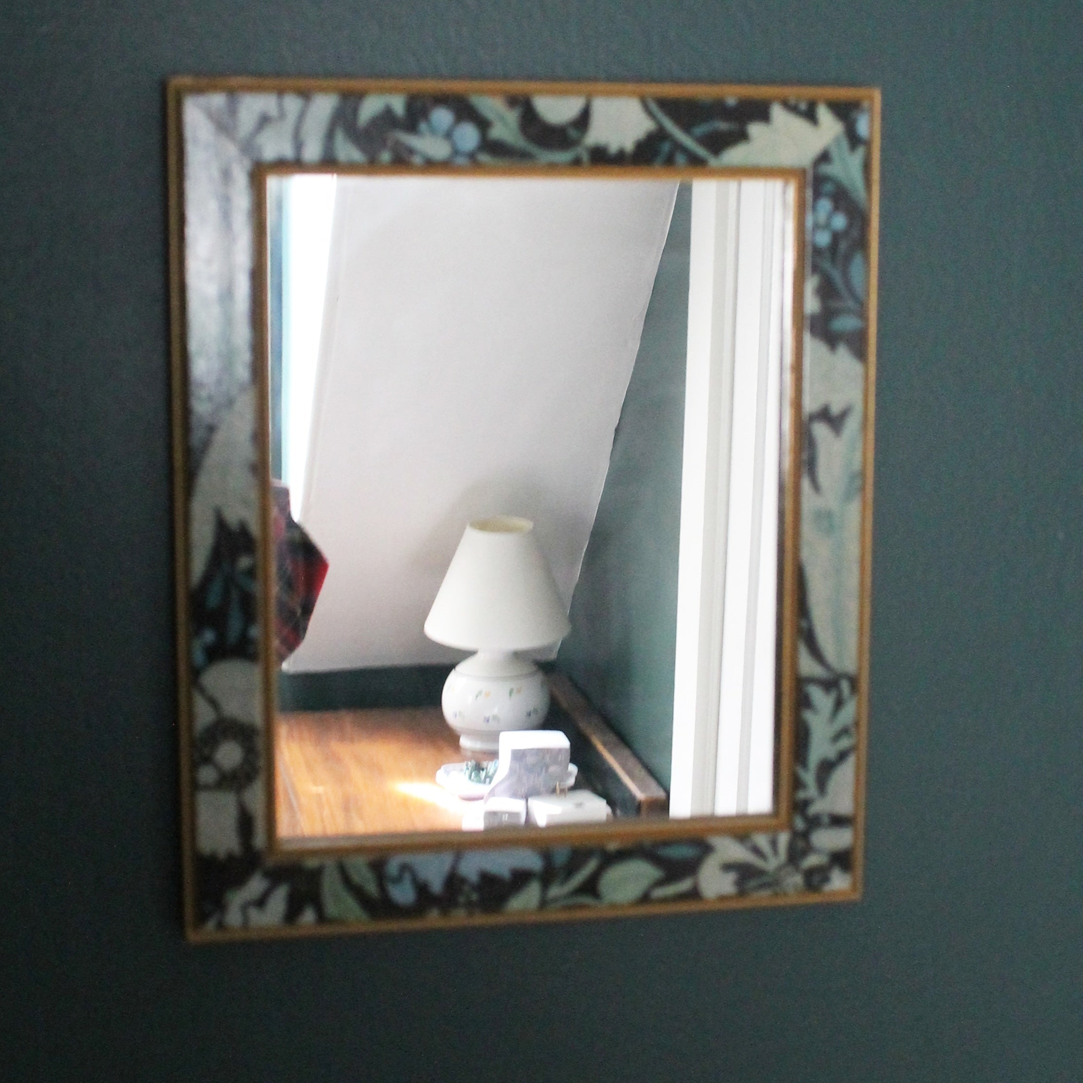 Decoupaged Wall Mirror