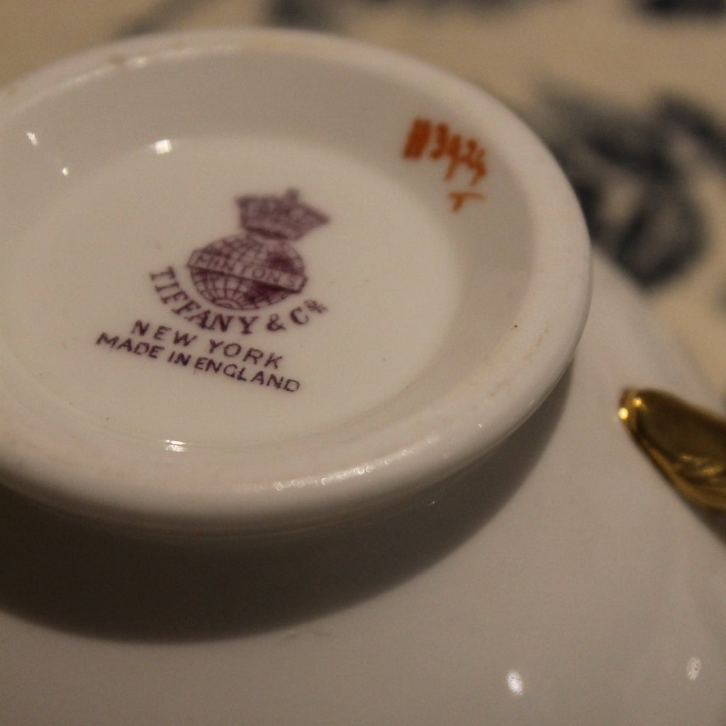 Tiffany Mintons Teacups and Saucers