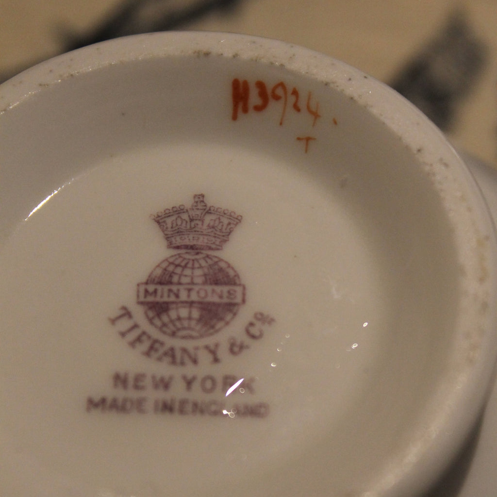 Tiffany Mintons Teacups and Saucers