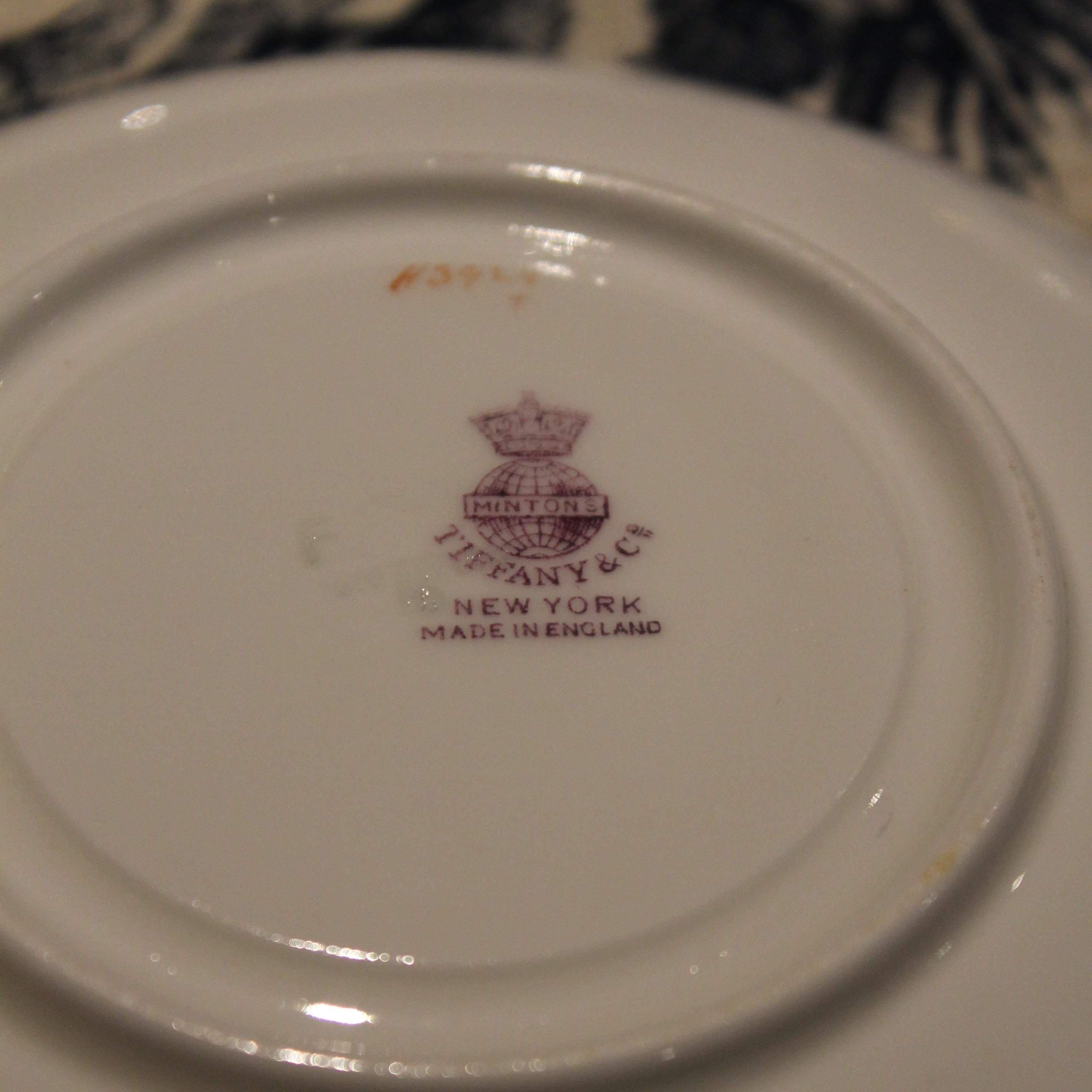 Tiffany Mintons Teacups and Saucers