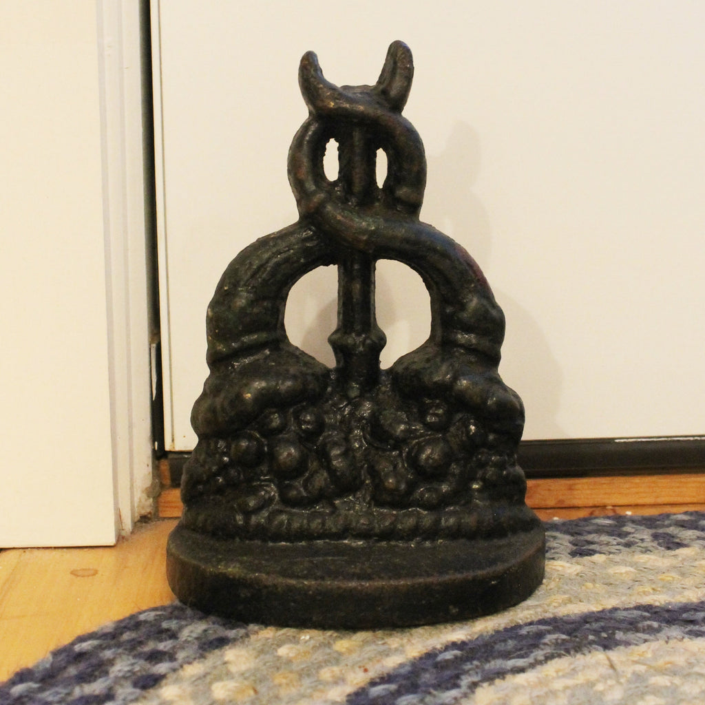 Cast-Iron Cornucopia Doorstop