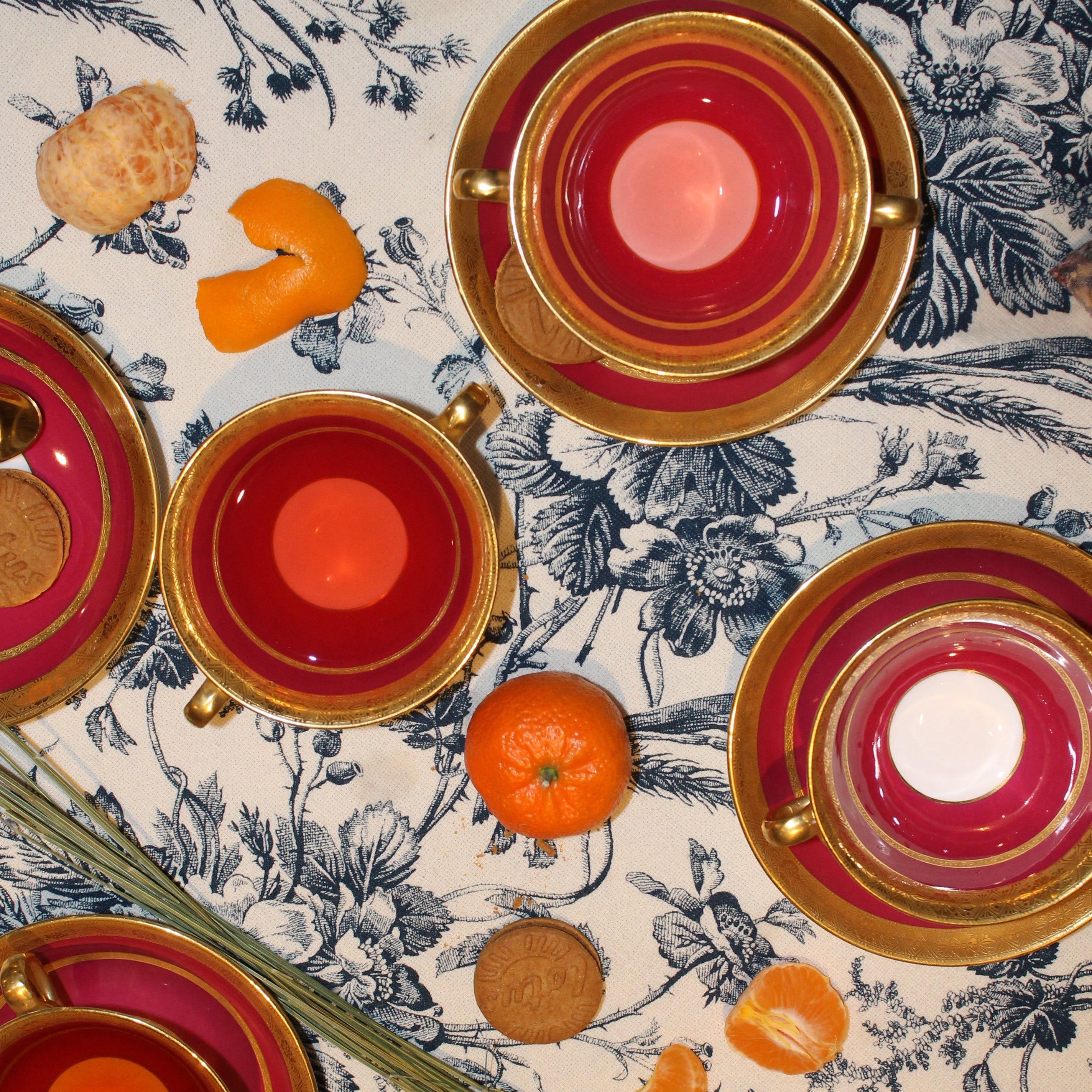 Tiffany Mintons Teacups and Saucers