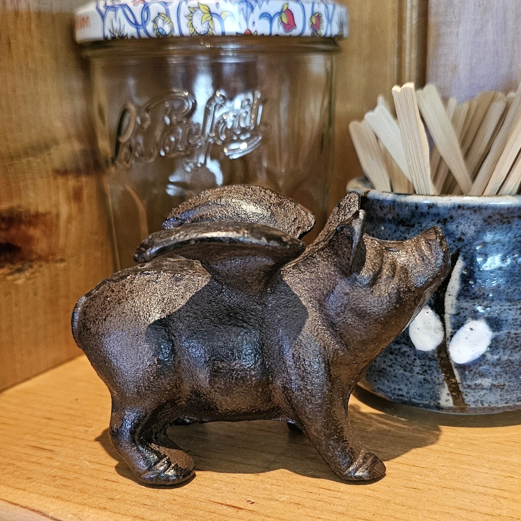 Cast-Iron Flying Pig