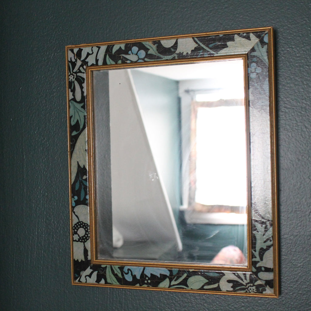 Decoupaged Wall Mirror