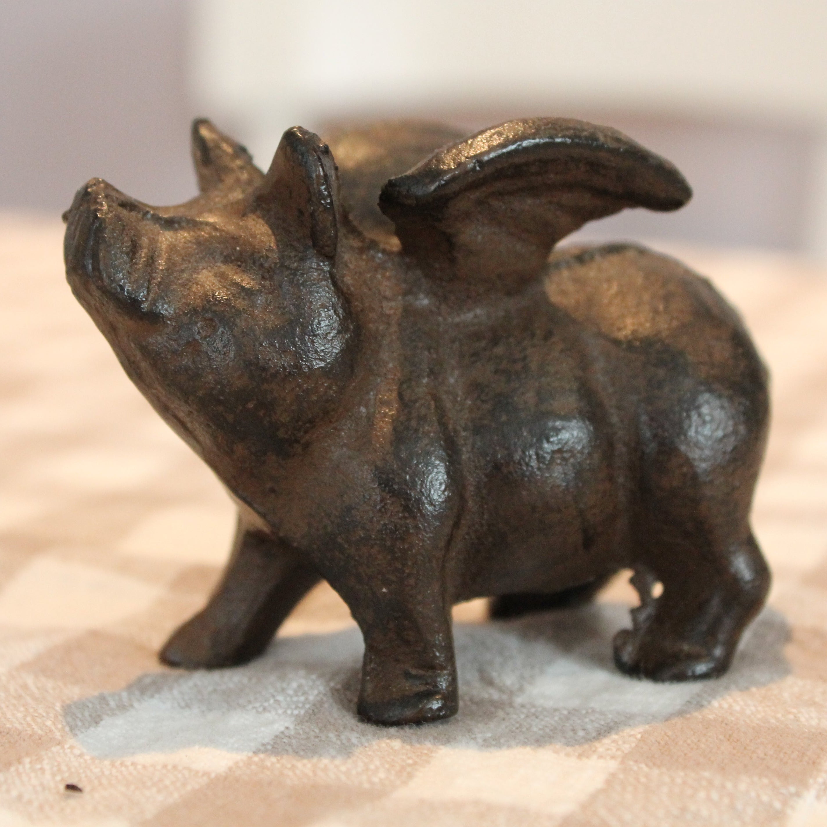 Cast-Iron Flying Pig