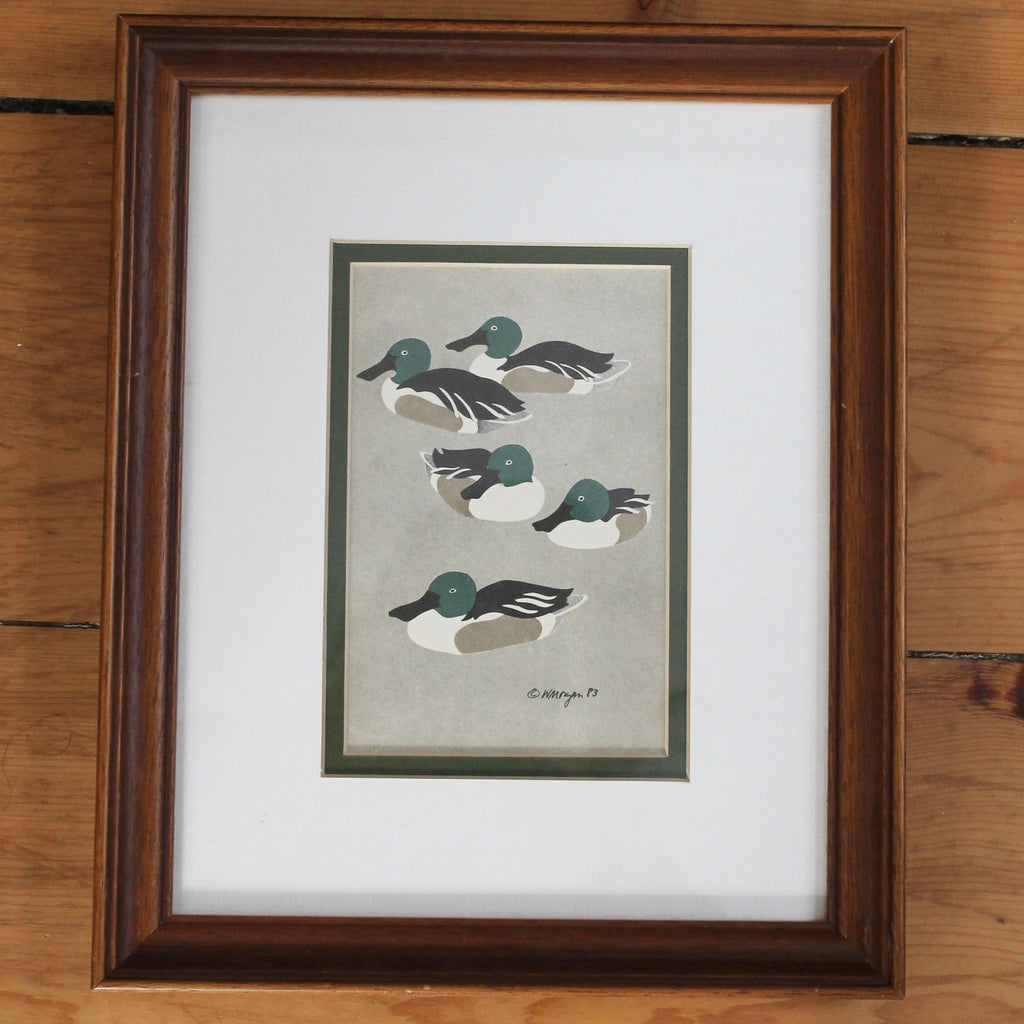 Matted & Framed Duck Print
