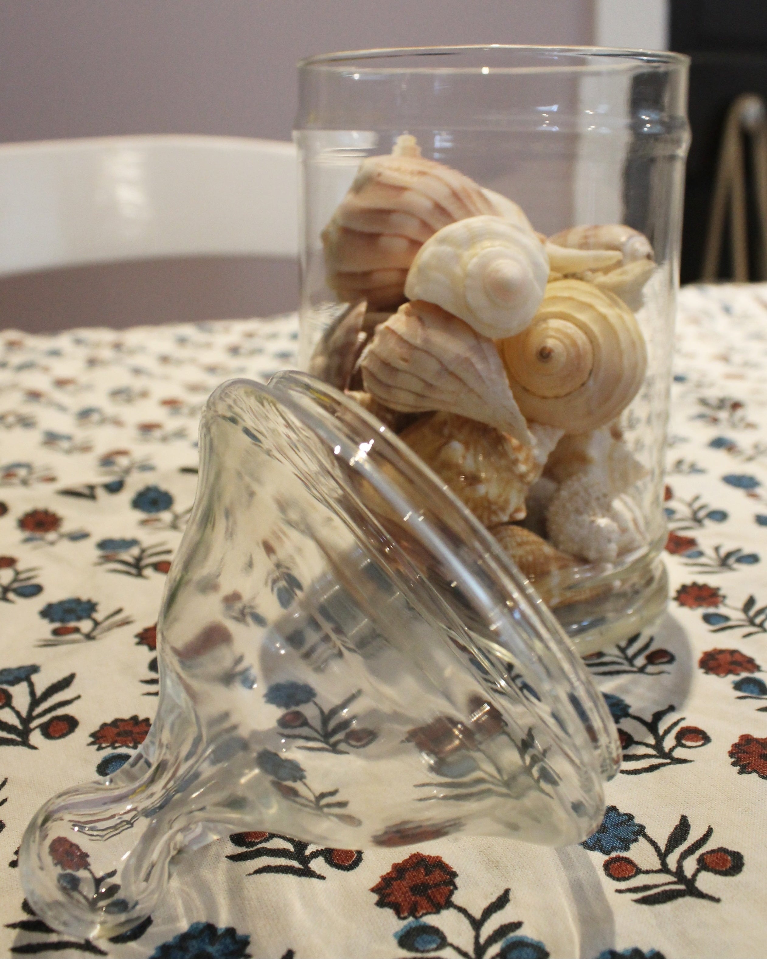 Glass Jar of Seashells
