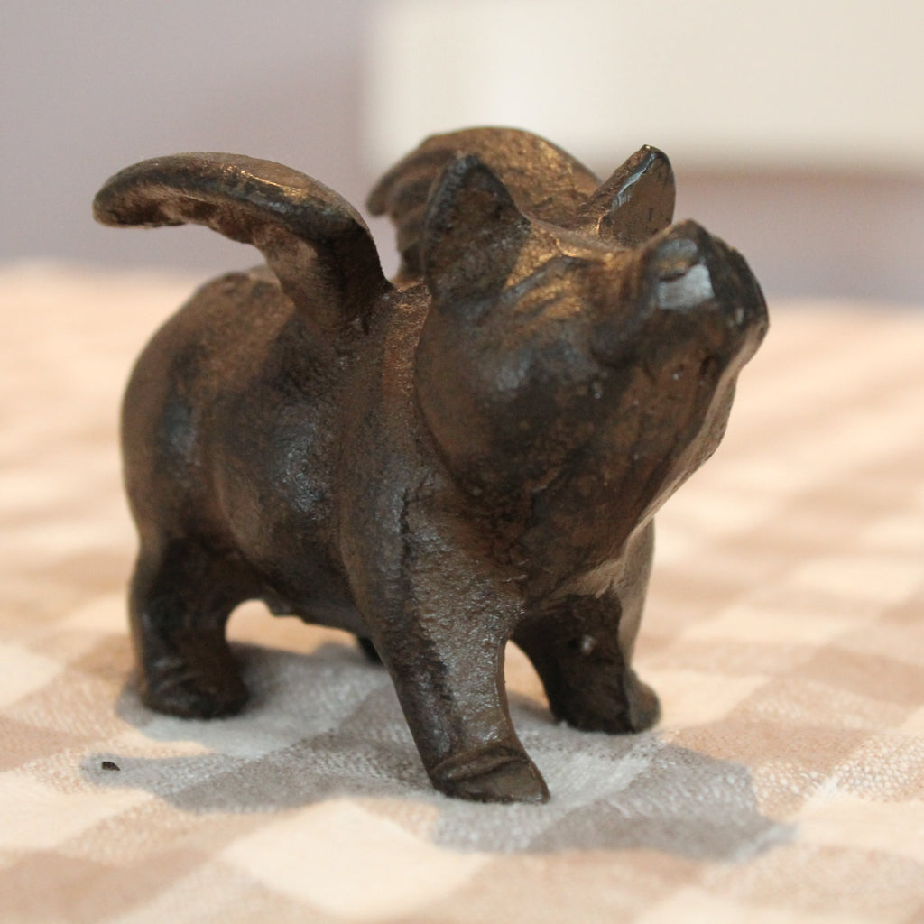 Cast-Iron Flying Pig