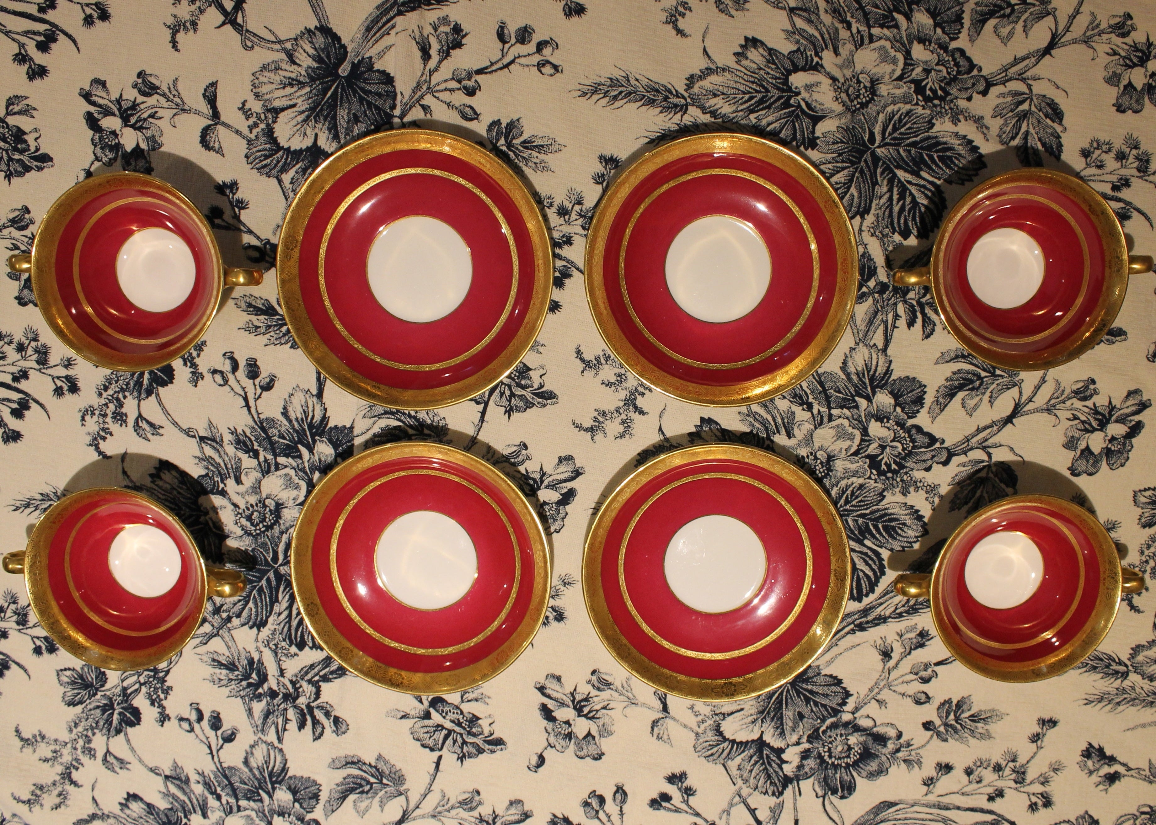 Tiffany Mintons Teacups and Saucers