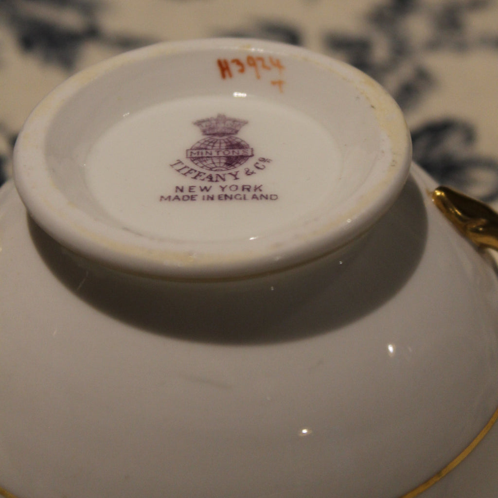 Tiffany Mintons Teacups and Saucers
