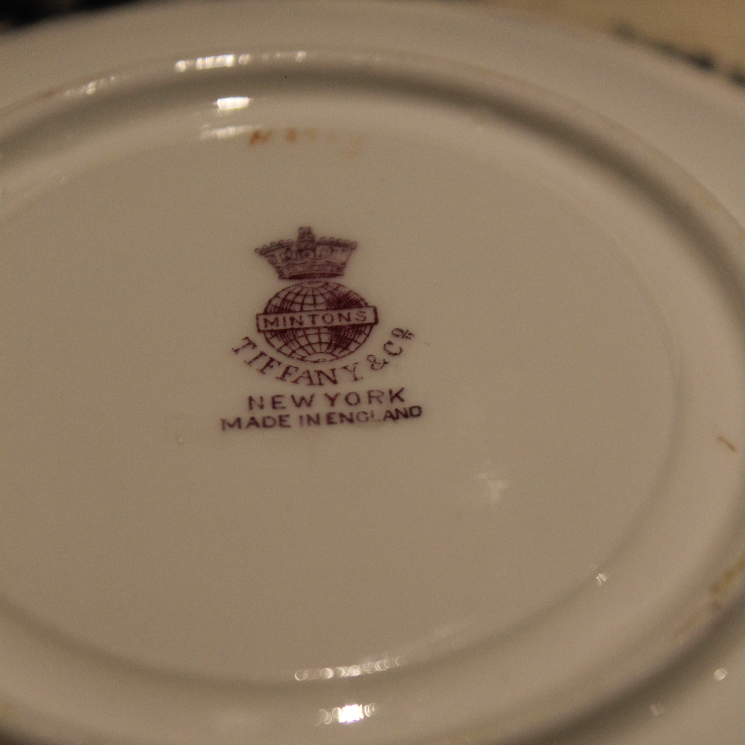 Tiffany Mintons Teacups and Saucers